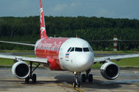 HS-ABK @ VTSG - Air asia taxing to the gate - by fink123