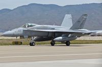 165225 @ KBOI - Taxiing onto the south GA ramp.  VX-9 Vampires, NAS China Lake, CA. - by Gerald Howard