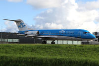 PH-KZB @ EHAM - KLM Cityhopper Fokker 70 - by Andreas Ranner