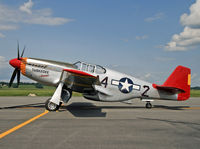 N61429 @ KLNS - This Mustang commemorates the service and bravery of the Tuskegee airmen. - by Daniel L. Berek