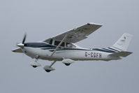 G-CGFH @ EGJB - Departing Guernsey - by alanh