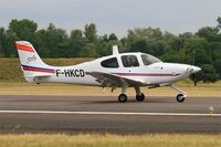 F-HKCD @ LFSI - Cirrus SR20, Taxiing to holding point, St Dizier-Robinson Air Base 113 (LFSI) Open day 2017 - by Yves-Q