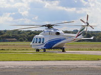 DU-142 @ EGTF - AgustaWestland AW-139 at Fairoaks. - by moxy