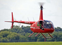 N45CA @ KLNS - This cheerful red helicopter was offering rides during the 2017 airshow in Lancaster, PA. - by Daniel L. Berek