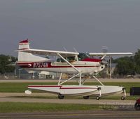 N7574N @ KOSH - Cessna 185 at Airventure - by Eric Olsen