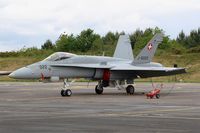 J-5020 @ LFBD - Swiss Air Force McDonnell Douglas FA-18C Hornet, Flight line, Bordeaux-Mérignac airport Air Base (LFBD-BOD) Open day 2017 - by Yves-Q