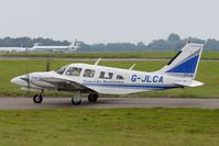 G-JLCA @ EGSH - Leaving Norwich for Dundee. - by keithnewsome