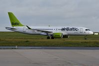 YL-CSB @ LFPG - BT693 Air Baltic from Riga near terminal 1 taxiway Delta - by JC Ravon - FRENCHSKY