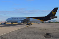 N169UP @ KBOI - Push back from the UPS ramp. - by Gerald Howard