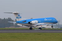 PH-KZP @ EGSH - Landing at Norwich. - by Graham Reeve