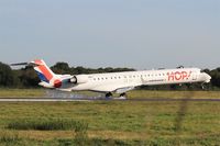F-HMLC @ LFRB - Bombardier CRJ-1000EL NG, Landing rwy 07R, Brest-Bretagne airport (LFRB-BES) - by Yves-Q
