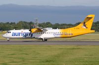 G-VZON @ EGCC - Aurigny ATR72 departure to one of the Channel Islands. - by FerryPNL
