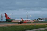 OM-NAS @ EGSH - Arriving from Humberside to operate a Haymarket charter - by AirbusA320