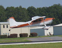 N66643 @ KDTN - Take off runway 14 - by Carl Hennigan