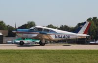 N5443P @ KOSH - Piper PA-24-250 - by Mark Pasqualino