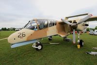 F-AZKM @ LFFQ - North American OV-10B Bronco, Static display, La Ferté-Alais airfield (LFFQ) Airshow 2016 - by Yves-Q