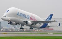 F-GSTC @ EDHI - A306 Beluga lifting-off. - by FerryPNL