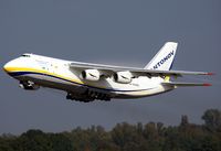 UR-82009 @ EDSB - take off to Teheran with two helicopters on Board - by Gerhard RÃ¼hl