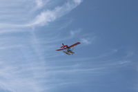 N63EE @ SZP - 1999 Quicksilver SPORT 2.S Amphibian, Rotax 528ULDCDI 2-stroke 65 Hp pusher, impressive takeoff climb Rwy 22 - by Doug Robertson