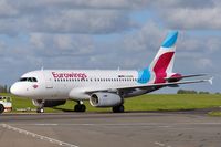 D-AGWH @ EGSH - Towed from spray shop with Eurowings colour scheme. - by keithnewsome