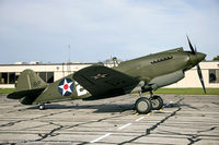 N284CF @ KYIP - Curtiss P-40B Warhawk  C/N 16073, NX284CF