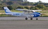 G-BOIX @ EGFH - Visiting Skyhawk. - by Roger Winser