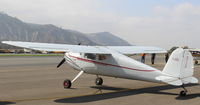 N2115V @ SZP - 1948 Cessna 120, Continental C85 85 Hp, added each side window ala C140 a common modification - by Doug Robertson