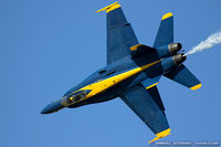 163451 @ KOSH - F/A-18C Hornet 163451 C/N 0662 from Blue Angels Demo Team  NAS Pensacola, FL - by Dariusz Jezewski www.FotoDj.com