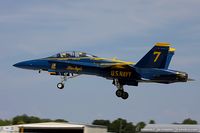 163468 @ KOSH - F/A-18D Hornet 163468 C/N 0691 from Blue Angels Demo Team  NAS Pensacola, FL - by Dariusz Jezewski www.FotoDj.com