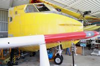 F-ZBBE - Canadair CL-215, Airframe nose under restoration at Historic Seaplane Museum at Biscarrosse - by Yves-Q