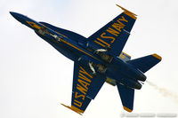 161956 @ KNTU - F/A-18A Hornet 161956 C/N 0167 from Blue Angels Demo Team  NAS Pensacola, FL - by Dariusz Jezewski www.FotoDj.com