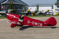 G-DWCB @ EGBK - Chilton DW1A G-DWCB C.Barnes Light Aircraft Association Rally Sywell - by Grahame Wills