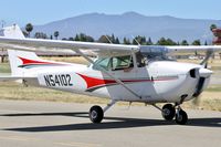 N54102 @ KRHV - Locally-based 1981 Cessna 172P taxing back the flight school on a sunny day at Reid Hillview Airport, San Jose, CA. - by Chris Leipelt