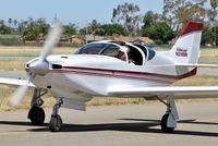 N216DR @ KRHV - 1998 Glasair RG taxing out for departure at Reid Hillview Airport, San Jose, CA. - by Chris Leipelt