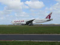 A7-BBE @ NZAA - taxying out of here - by magnaman