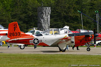 162633 @ KMIV - T-34C Turbo Mentor 162633 F-45 from VT-4 'Warbuck' NAS Pensacola, FL