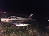 N8737N @ KTIW - N8737N landing off field in Port Townsend, WA, no injuries, October 2017 - by @demoniktriple6 via twitter