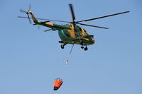 705 - Purchase of fire water with Bambi-bucket. In the Öskü airspace, Hungary - by Attila Groszvald-Groszi