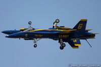 161955 @ KDAY - F/A-18A Hornet 161955 C/N 0166 from Blue Angels Demo Team  NAS Pensacola, FL - by Dariusz Jezewski www.FotoDj.com