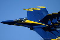 161967 @ KDAY - F/A-18A Hornet 161967 C/N 0183 from Blue Angels Demo Team  NAS Pensacola, FL - by Dariusz Jezewski www.FotoDj.com
