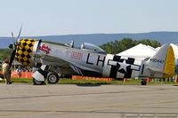 N1345B @ KSCH - Republic P-47D Thunderbolt Jacky's Revenge  C/N 44-90447, NX1345B