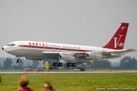 N707JT @ KDAY - Boeing 707-138B  C/N 18740 - John Travolta, N707JT
