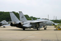 161163 @ KNTU - F-14D Tomcat 161163 AJ-105 from VF-213 Black Lions  NAS Oceana, VA - by Dariusz Jezewski www.FotoDj.com