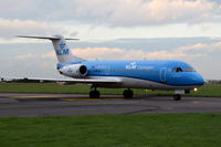 PH-KZS @ EGSH - The last revenue flight of a KLM F70 into Norwich. - by Graham Reeve