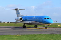 PH-KZB @ EGSH - Just landed after it's last flight with KLM. - by Graham Reeve