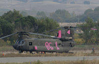 90-00288 @ O69 - Nevada Army National Guard CH-47D 90-0288 with 1-189th Aviation Regiment wearing pink #861 @ Petaluma Municipal Airport, CA temporary home base in support of efforts to control devastating Northern California Oct 2017 wildfires - by Steve Nation