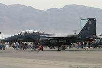 92-0365 @ KLSV - F-15E Strike Eagle 92-0365 OT from 422nd TES 'Green Bats' 53rd Wing Nellis AFB, NV