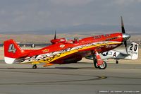 N5410V @ KLSV - North American P-51D Mustang Dago Red C/N 44-74996, N5410V - by Dariusz Jezewski www.FotoDj.com