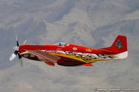 N5410V @ KLSV - North American P-51D Mustang Dago Red C/N 44-74996, N5410V