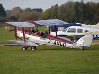 G-ANLD @ EGLM - De Havilland DH-82A Tiger Moth at White Waltham. Ex OO-DPA - by moxy